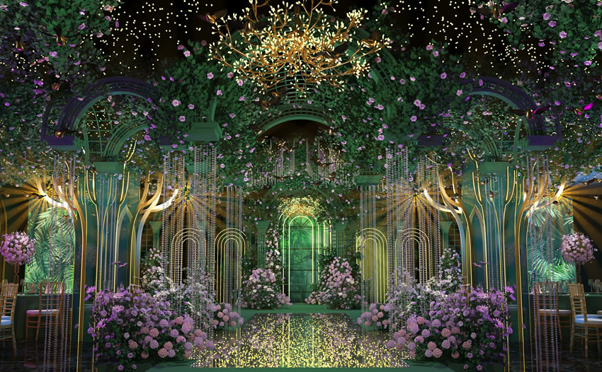 保山奇妙森林婚礼堂效果展示