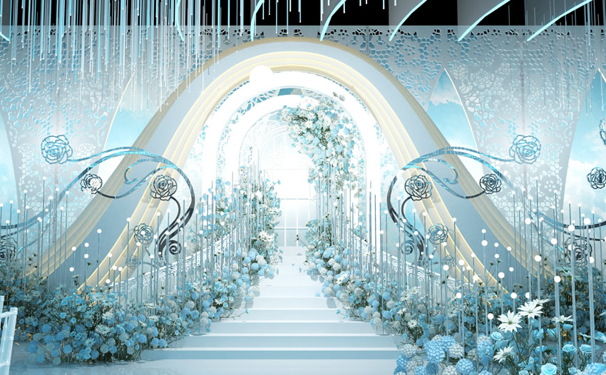 保山釡香烙馍村水晶厅效果展示